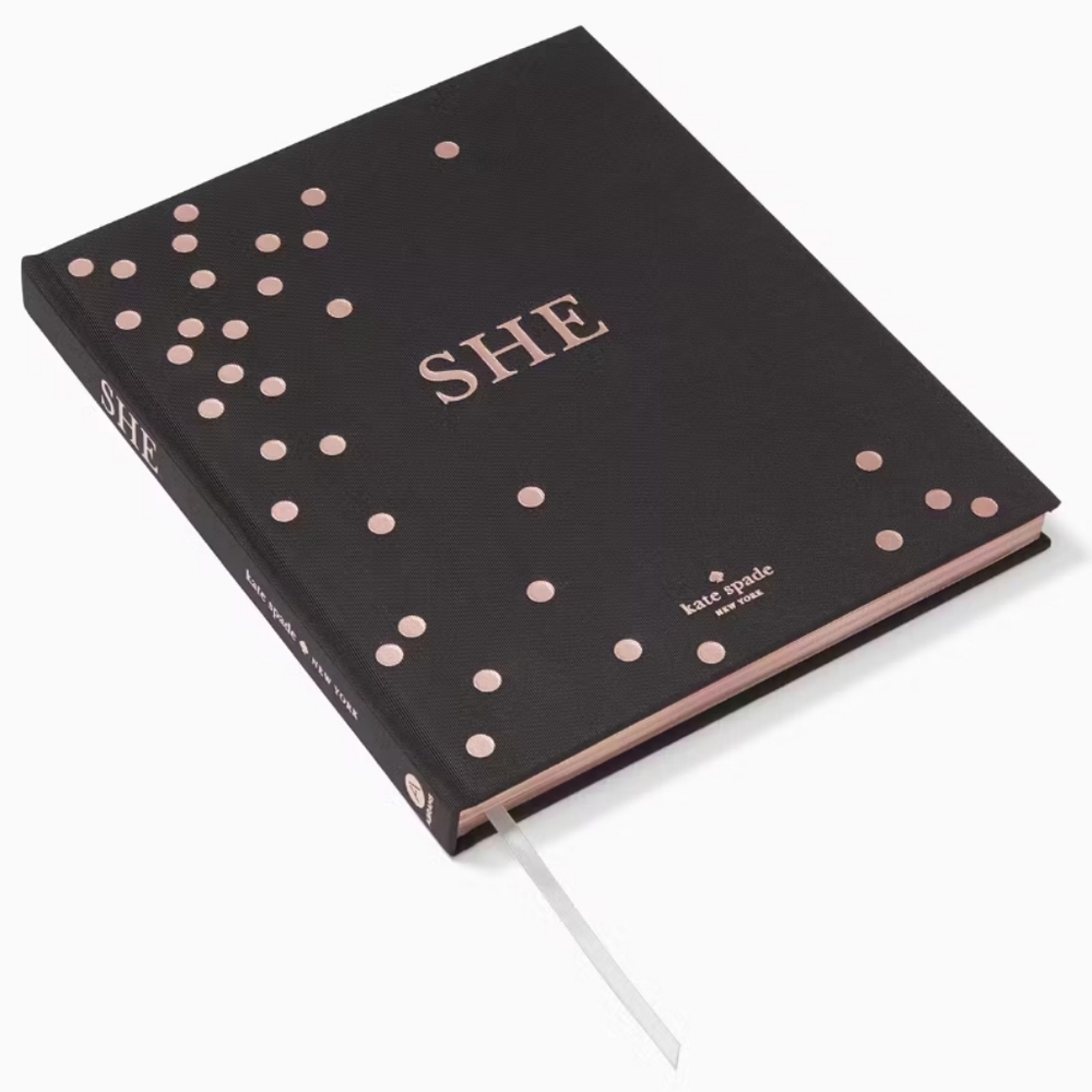 KATE SPADE She cloth bound hardcover classy coffee table book